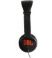 JBL T250-SI Stereo Wired Headphone, On Ear, Black